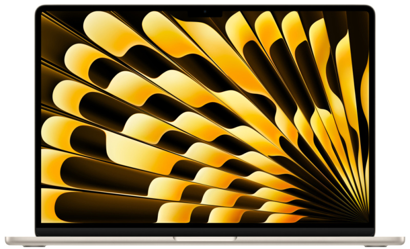 Apple MacBook Air 15" (M3, 8C / 10C, 2024) 8 ГБ, 256 ГБ SSD, Сияющая звезда Apple MacBook Air 15" (M3, 8C / 10C, 2024) 8 ГБ, 256 ГБ SSD, Сияющая звезда
