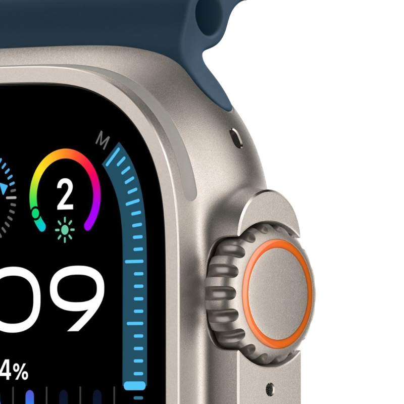 Apple Watch Ultra 2 GPS + Cellular, 49 мм, корпус из титана, ремешок Ocean цвет Синий