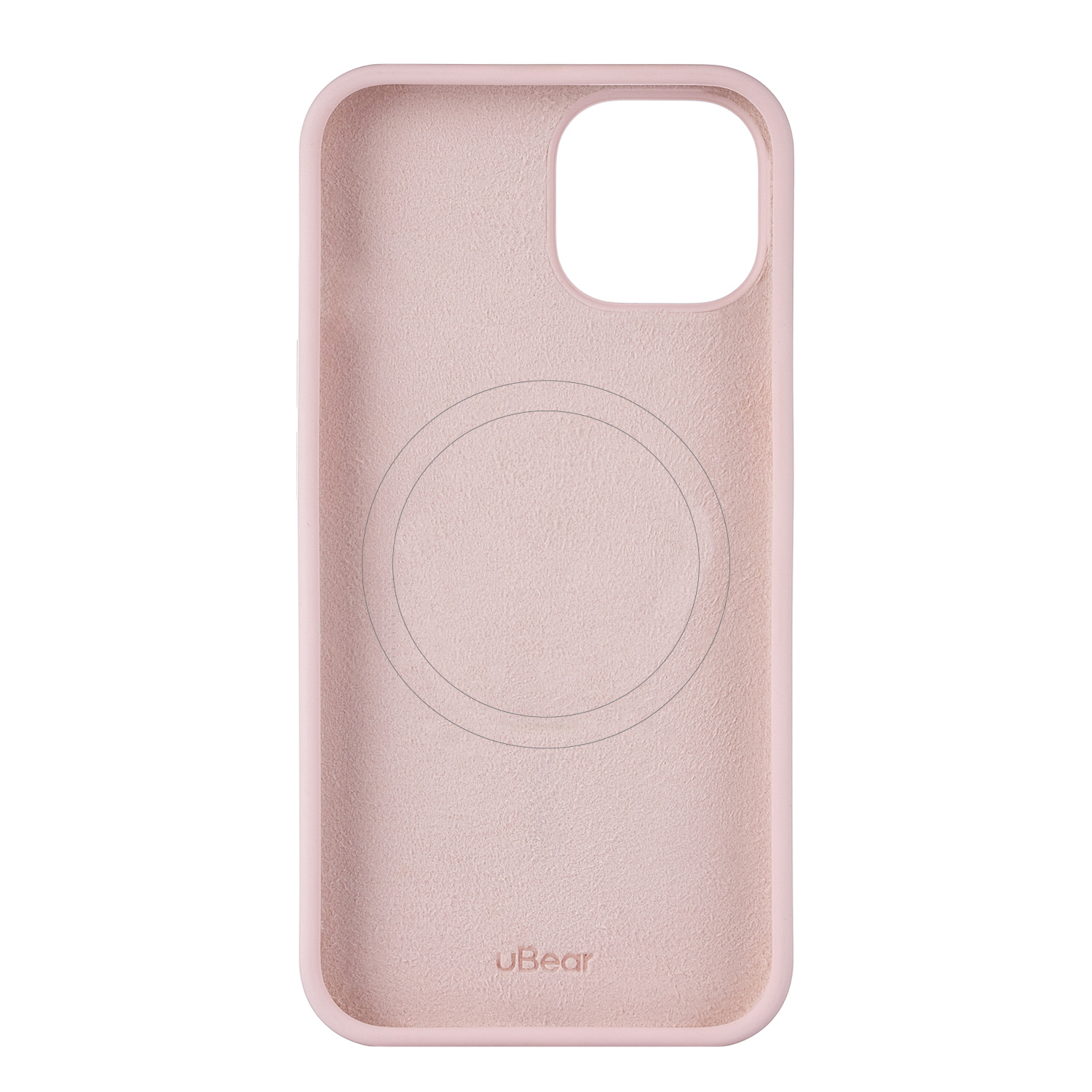 Чехол защитный uBear Touch Mag Case для iPhone 15, розовый