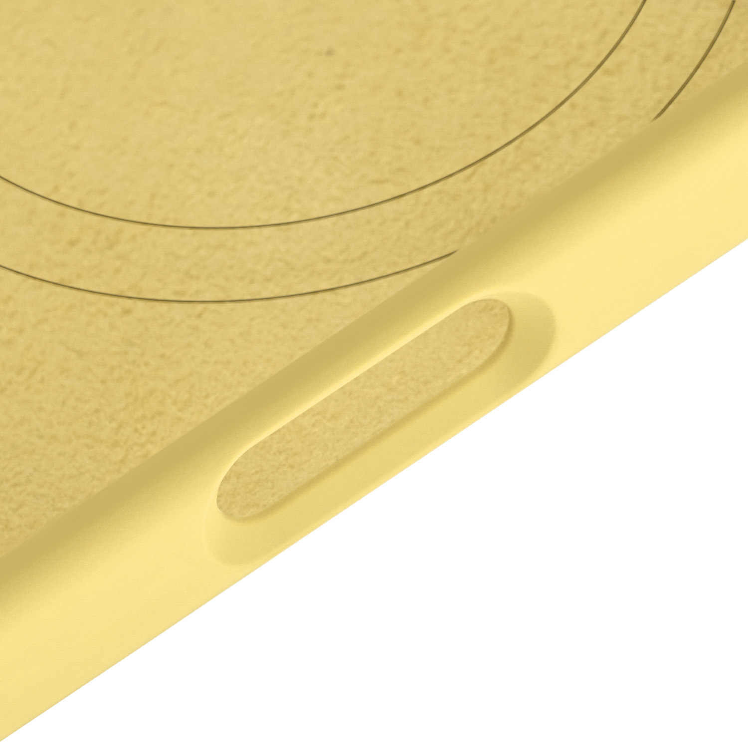 Фото Чехол защитный uBear Touch Mag Case для iPhone 17 Pro, MagSafe, светло-жёлтый На фото изображено Чехол защитный uBear Touch Mag Case для iPhone 17 Pro, MagSafe, светло-жёлтый