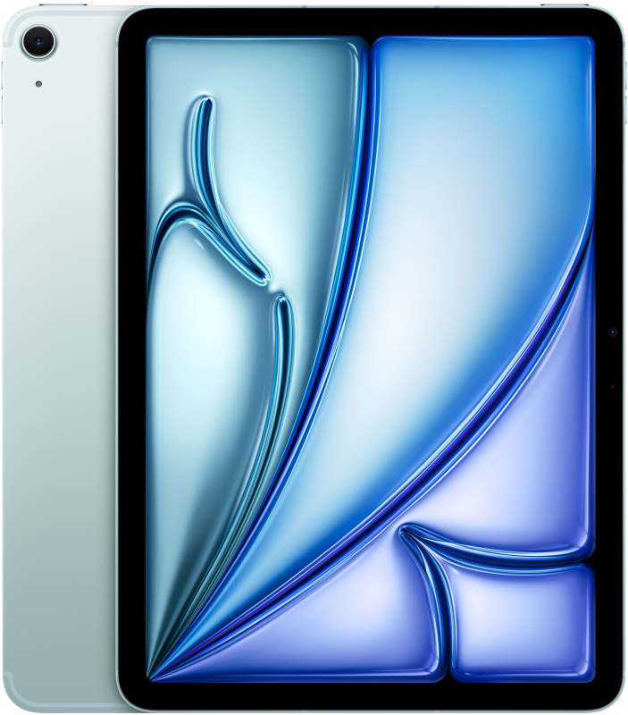 Apple iPad Air M3 (2025) 11” дюймов Wi-Fi + Cellular 512 ГБ, Голубой Apple iPad Air M3 (2025) 11” дюймов Wi-Fi + Cellular 512 ГБ, Голубой