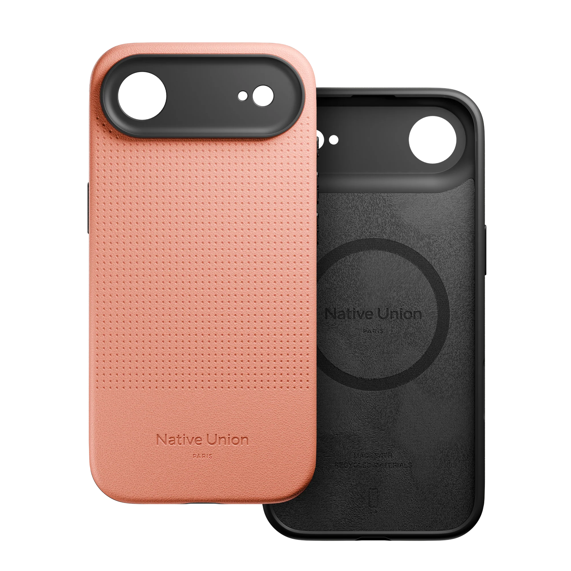 На фото изображено Чехол Native Union Active Case MagSafe для iPhone Air, персиковый