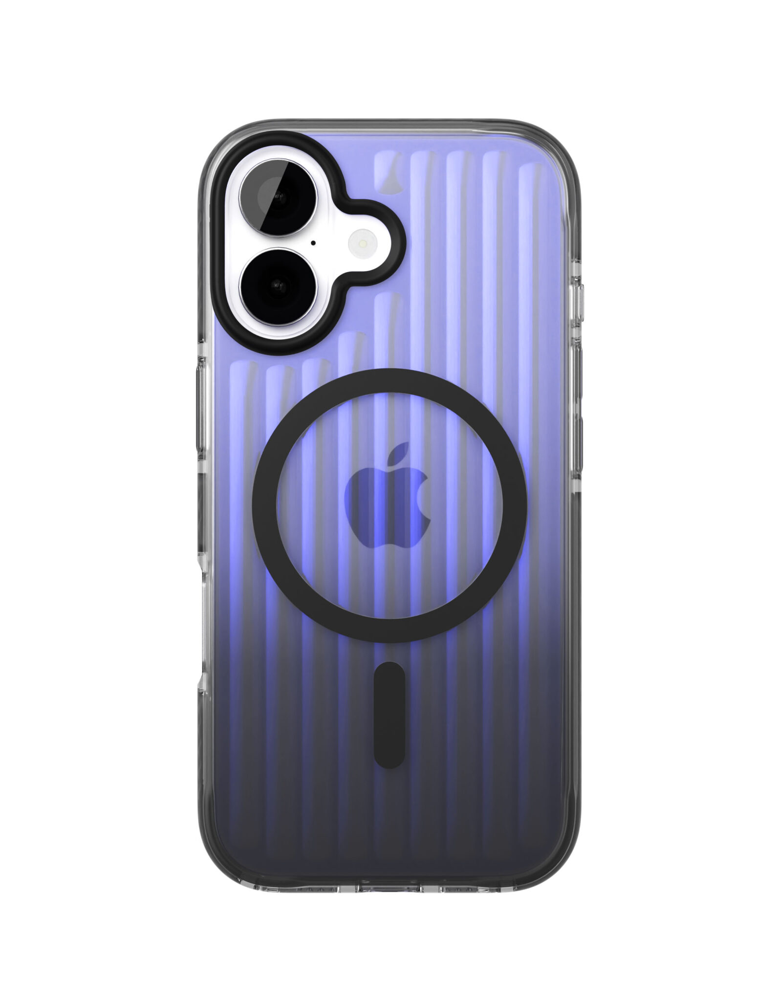 На фото изображено Чехол защитный VLP Pulse Case с MagSafe для iPhone 17, черный