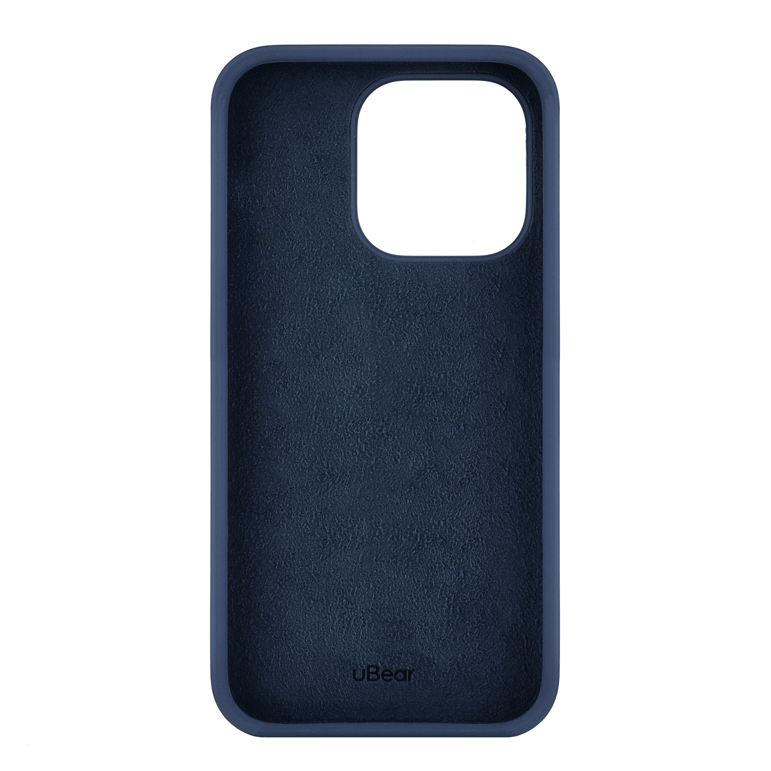 На фото изображено Чехол защитный uBear Touch Case для iPhone 14 Pro, тёмно-синий