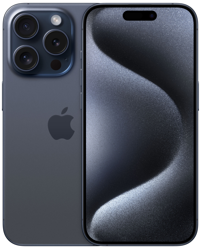 Apple iPhone 15 Pro, 512 ГБ, Титановый синий Apple iPhone 15 Pro, 512 ГБ, Титановый синий