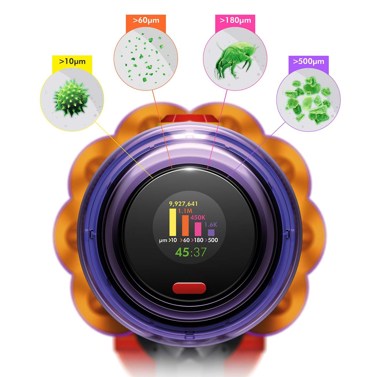 Dyson V12 Detect Slim Absolute, Gold/Gray