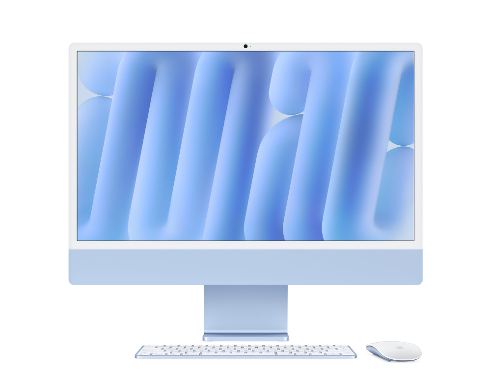 Apple iMac 24" Retina 4,5K, M4 10C / 10C, 16 ГБ, 512 ГБ, Cиний