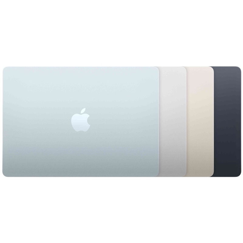 На фото изображено Apple MacBook Air 15" (M5, 10C / 10C, 2026) 16 ГБ, 512 ГБ SSD, Полуночный черный