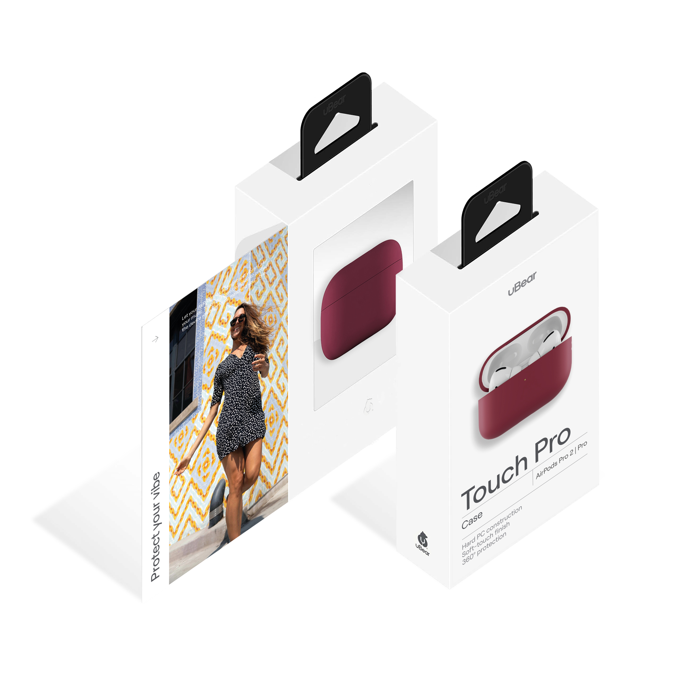 Защитный чехол AirPods Pro Touch Pro Silicone Case, фиолетовый