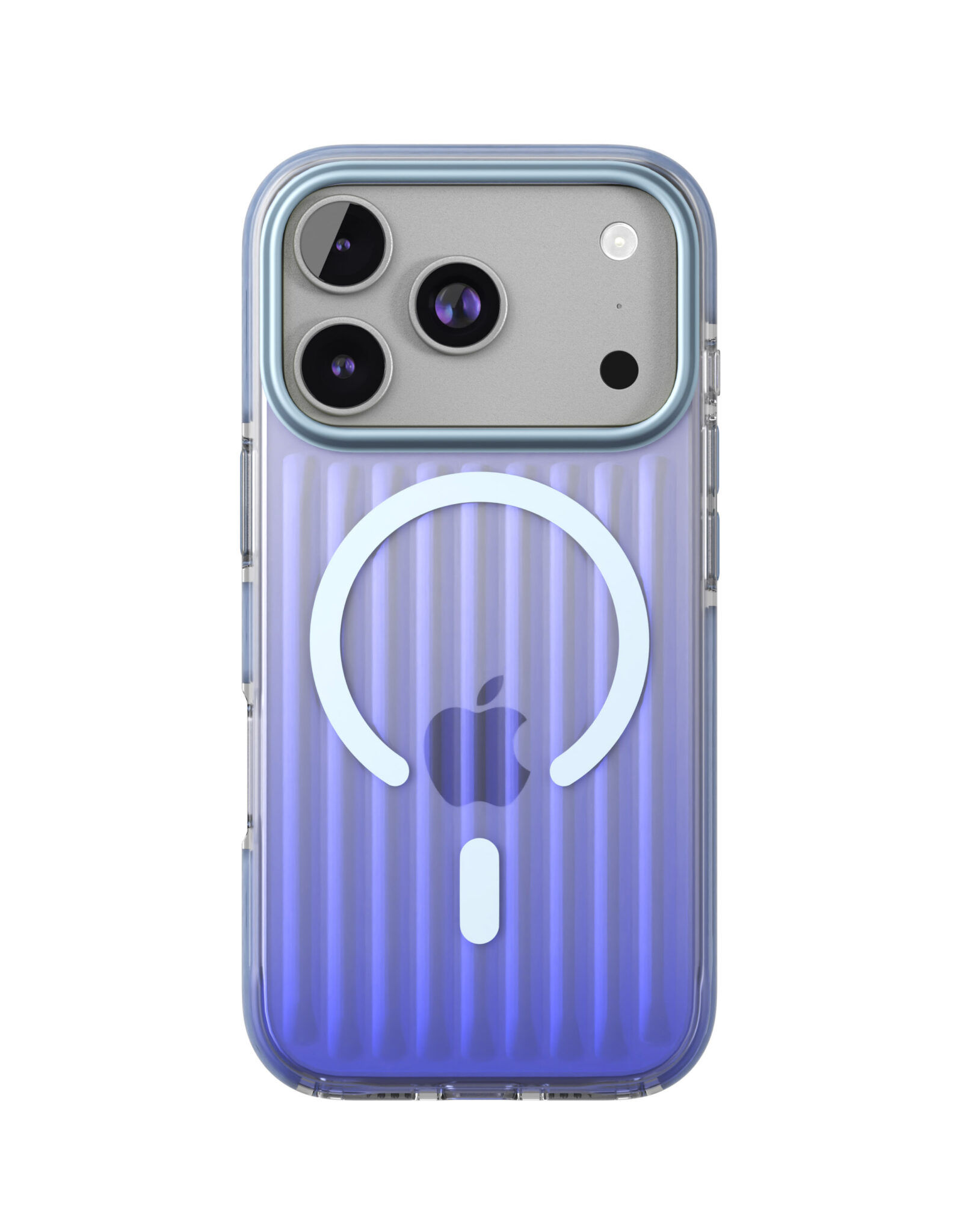 Фото Чехол защитный VLP Pulse Case с MagSafe для iPhone 17 Pro, синий На фото изображено Чехол защитный VLP Pulse Case с MagSafe для iPhone 17 Pro, синий