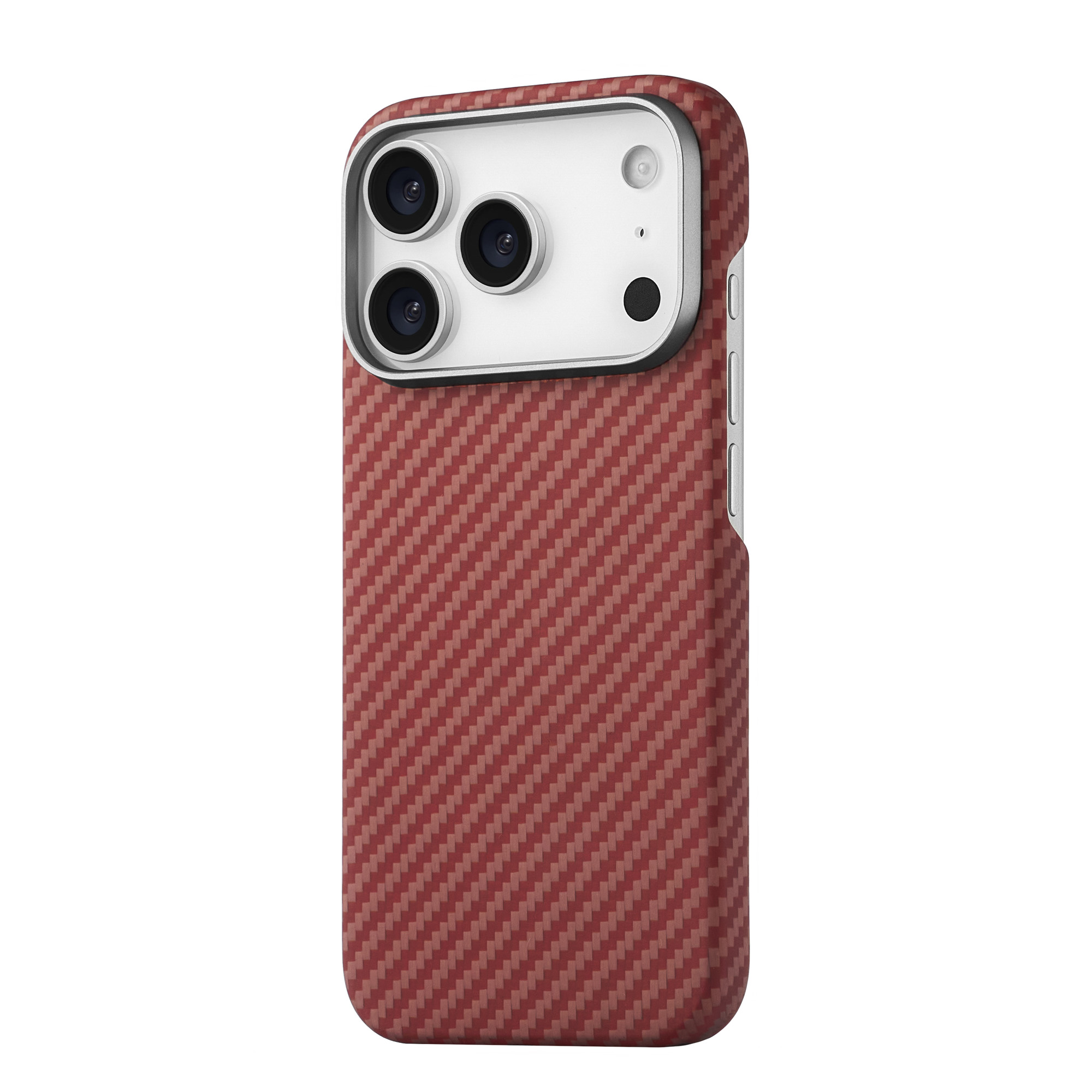 На фото изображено Чехол защитный uBear Supreme Case для iPhone 17 Pro, оранжевый