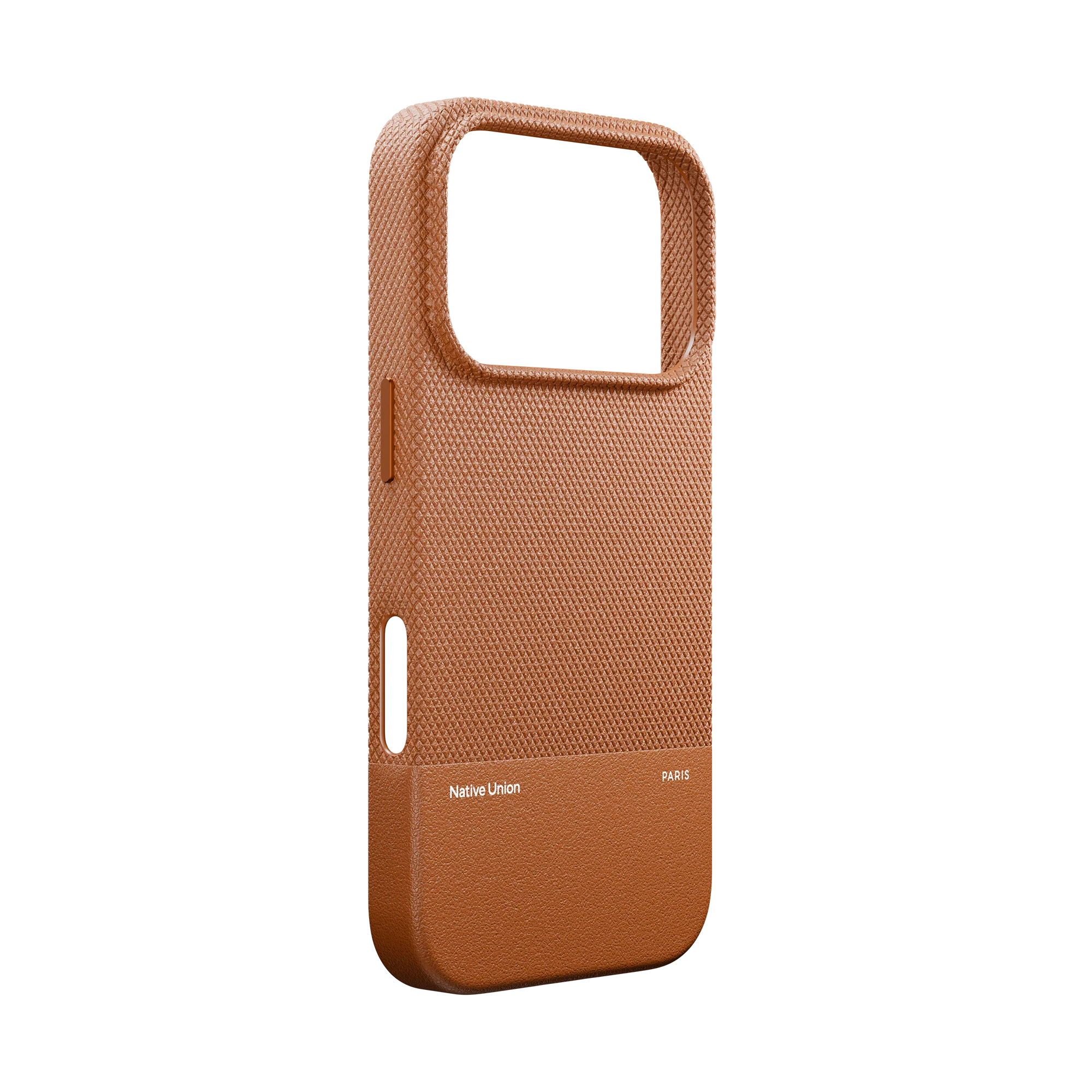 На фото изображено Чехол Native Union Paris (Re)Classic Case для iPhone 17 Pro Max Коричневый