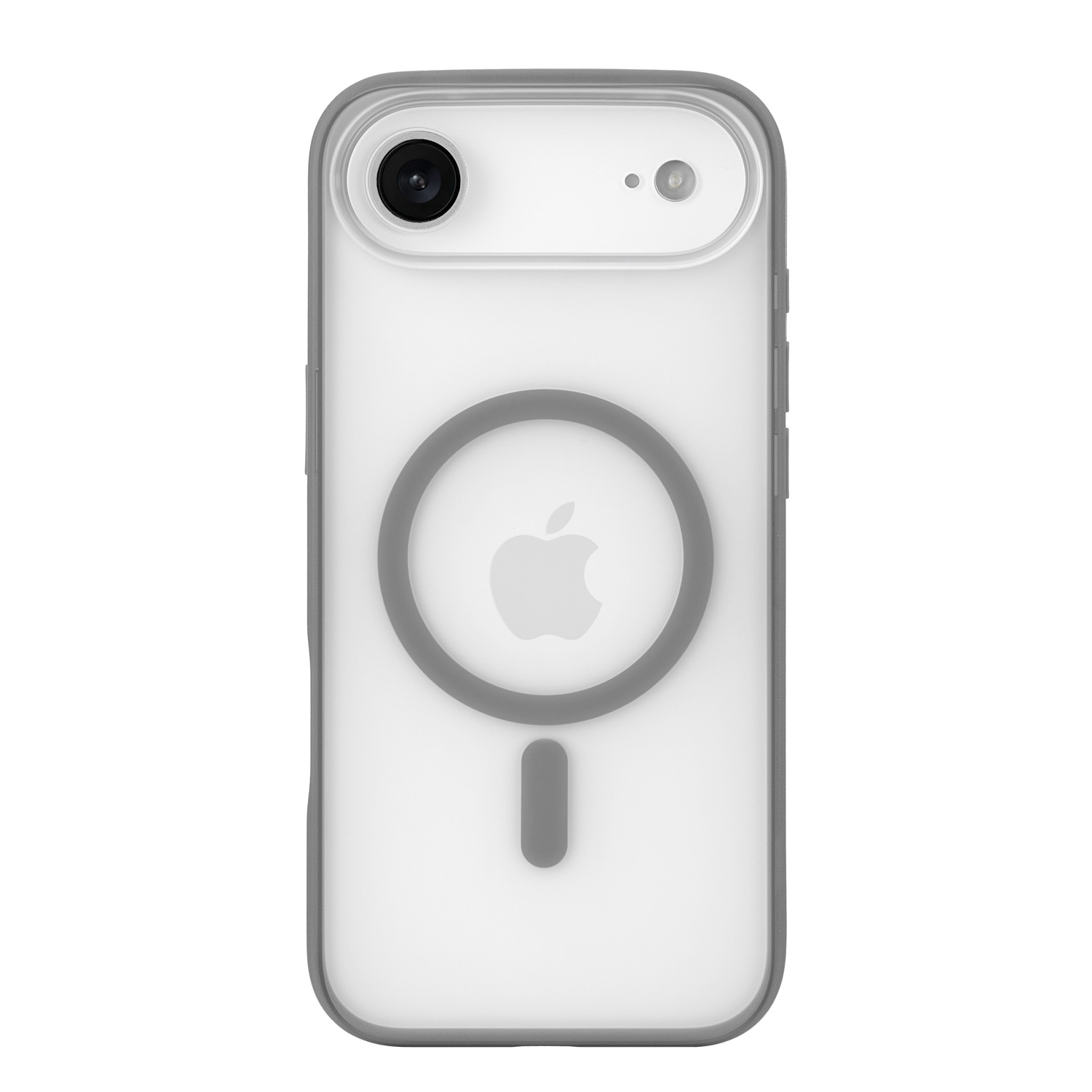 На фото изображено Чехол защитный uBear Cloud Mag Case для iPhone Air, серый