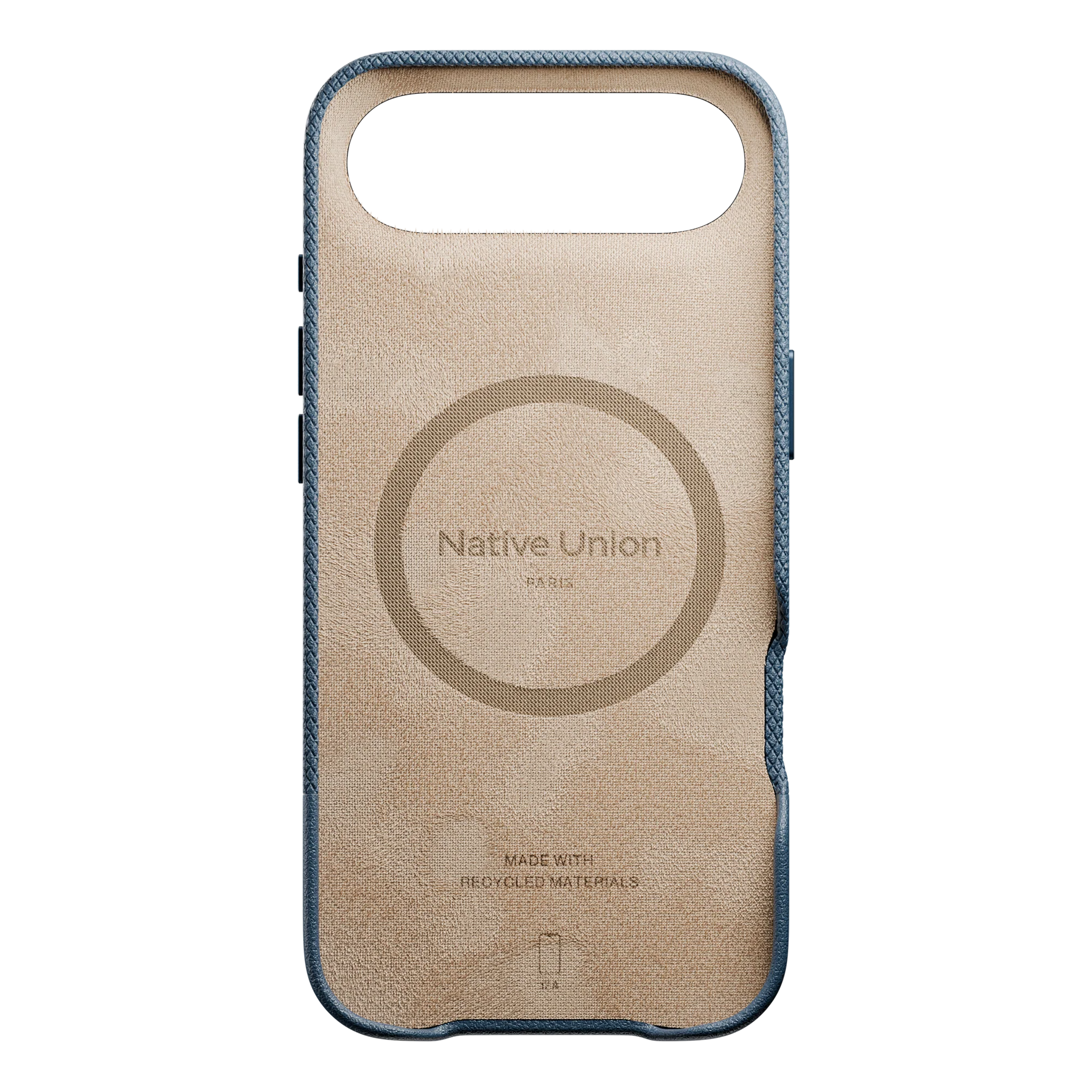 Фото Чехол Native Union Paris (Re)Classic Case для iPhone Air, синий На фото изображено Чехол Native Union Paris (Re)Classic Case для iPhone Air, синий