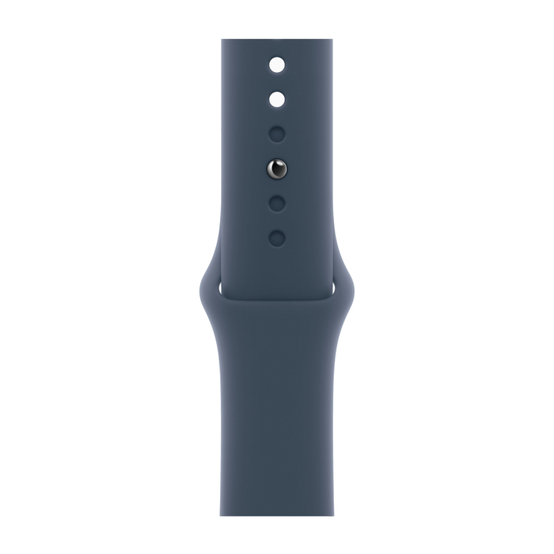 Apple Watch SE 2024, 40 мм, корпус из алюминия цвета «Серебристый», спортивный ремешок, размер M/L