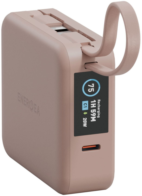 Внешний аккумулятор Energea MagPac Mini Plus 10000 mAh, розовый