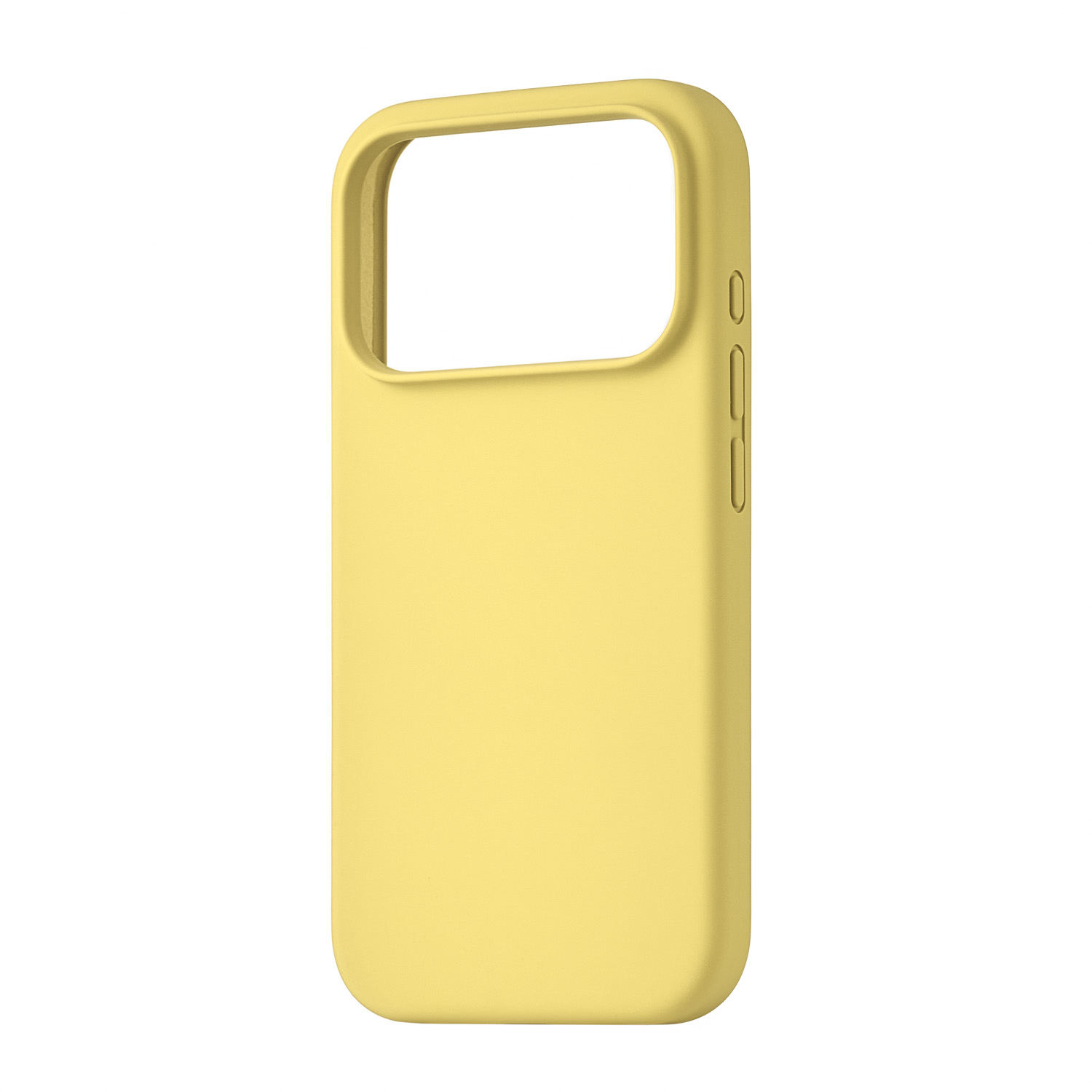 Фото Чехол защитный uBear Touch Mag Case для iPhone 17 Pro, MagSafe, светло-жёлтый На фото изображено Чехол защитный uBear Touch Mag Case для iPhone 17 Pro, MagSafe, светло-жёлтый