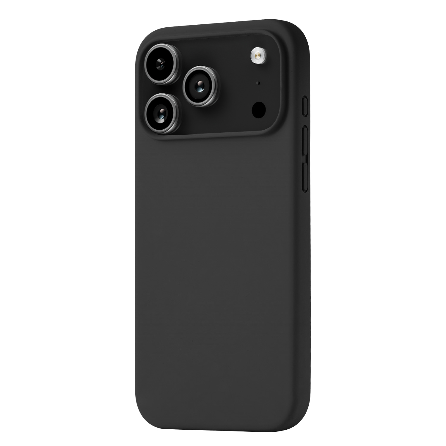 На фото изображено Чехол защитный uBear Touch Mag Case для iPhone 17 Pro Max, MagSafe, черный