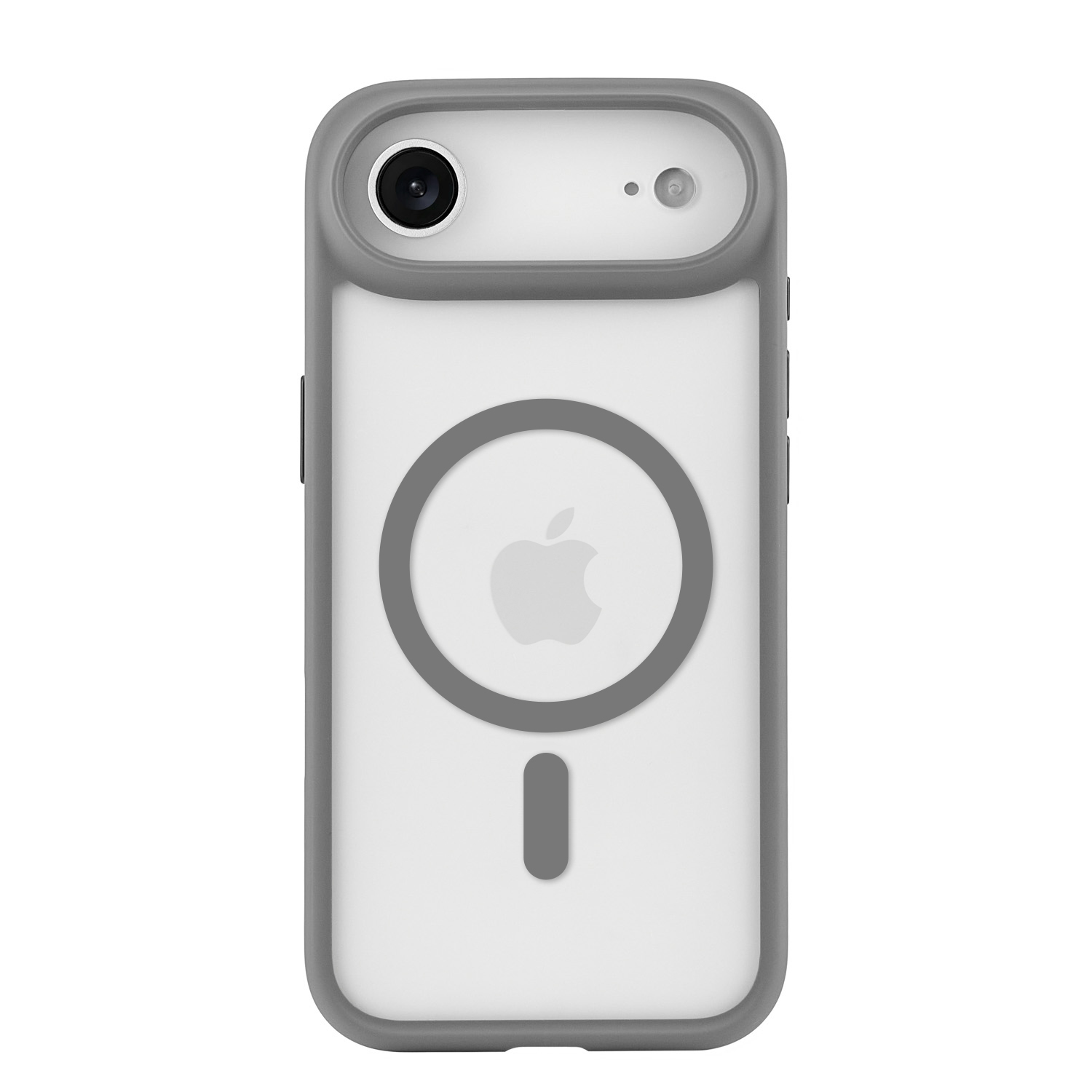 На фото изображено Чехол защитный uBear Shade Case для iPhone Air, серый