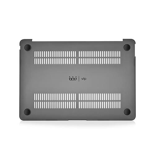 На фото изображено Чехол защитный VLP Plastic Case для MacBook Air 13" 2018-2021, черный