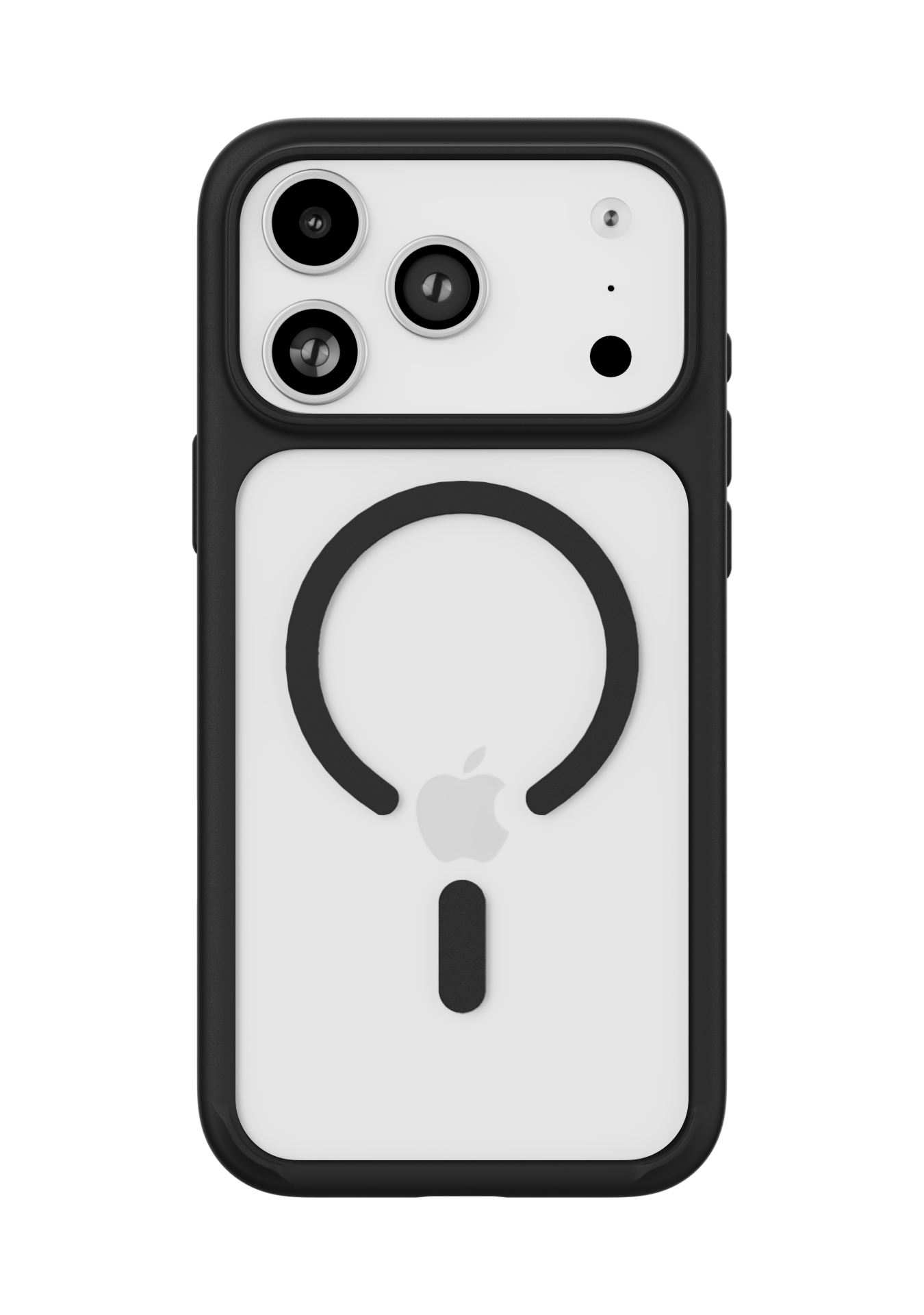 На фото изображено Чехол защитный uBear Shade Case для iPhone 17 Pro Max, чёрный