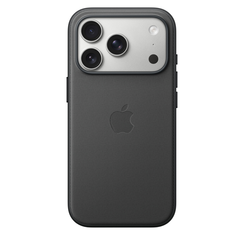 Фото Чехол защитный Apple TechWoven Case with MagSafe для iPhone 17 Pro, чёрный На фото изображено Чехол защитный Apple TechWoven Case with MagSafe для iPhone 17 Pro, чёрный