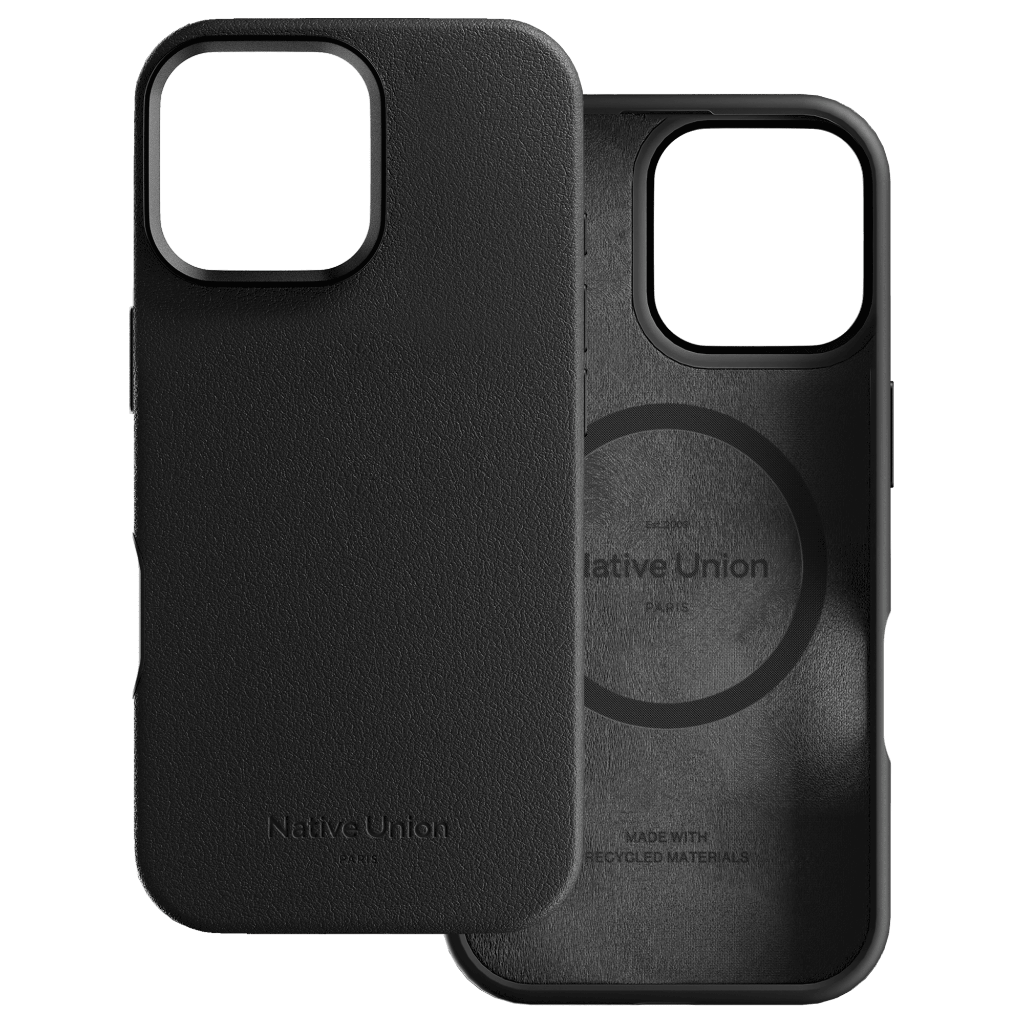 На фото изображено Чехол Native Union Active Case MagSafe для iPhone 16 Pro Max, чёрный