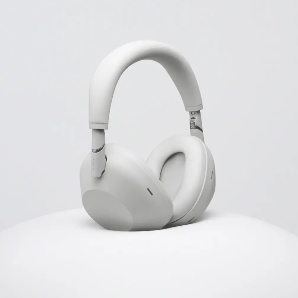 На фото изображено Беспроводные наушники Sony WH-1000XM6, Белый
