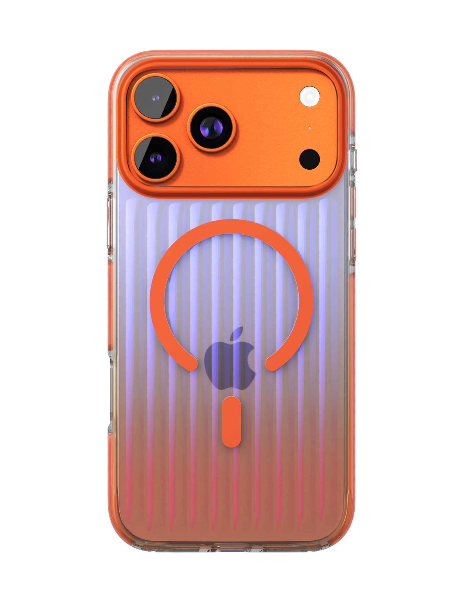 Фото Чехол защитный VLP Pulse Case с MagSafe для iPhone 17 Pro Max, оранжевый На фото изображено Чехол защитный VLP Pulse Case с MagSafe для iPhone 17 Pro Max, оранжевый