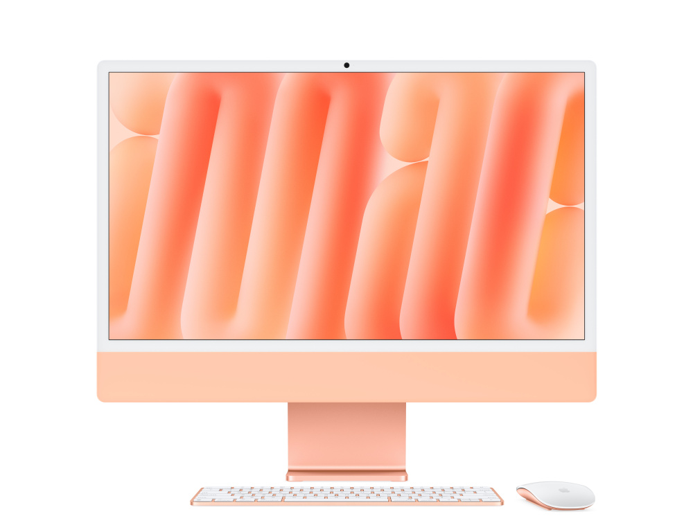 Apple iMac 24" Retina 4,5K, M4 10C / 10C, 16 ГБ, 1 ТБ, Оранжевый