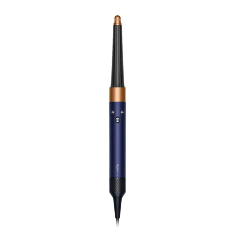 На фото изображено Стайлер Dyson Airwrap ID HS08 Blue/Copper