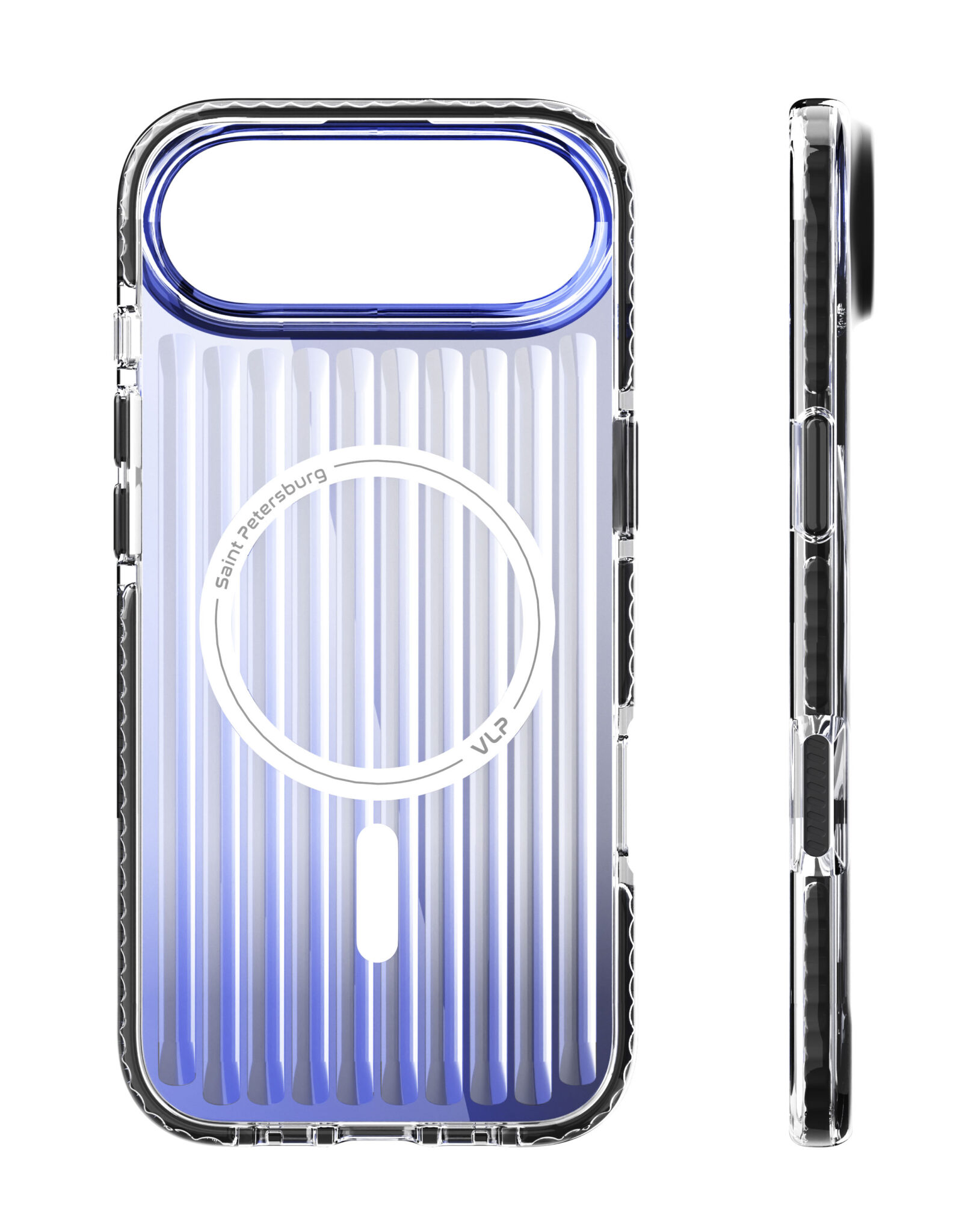 Фото Чехол защитный VLP Pulse Case с MagSafe для iPhone Air, черный На фото изображено Чехол защитный VLP Pulse Case с MagSafe для iPhone Air, черный