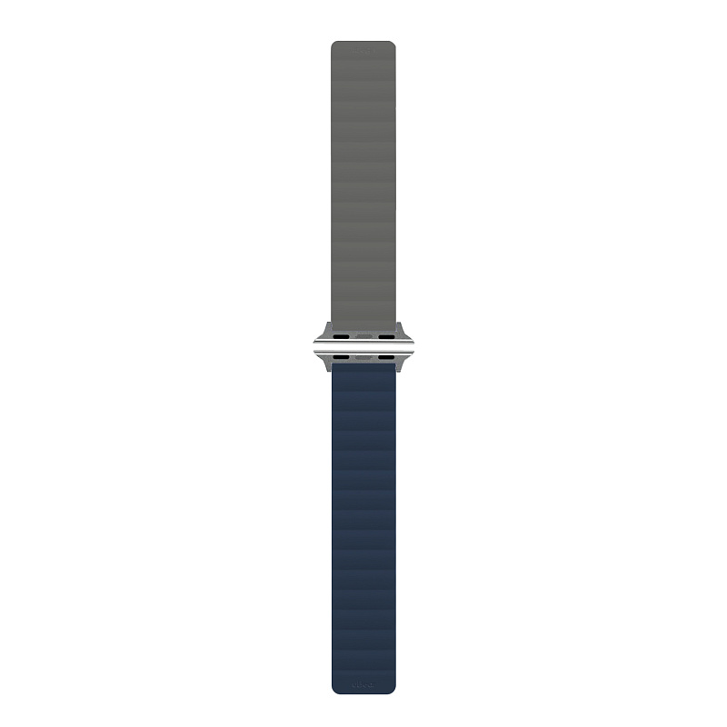 Ремешок uBear Mode для Apple Watch M/L (42, 44, 45, 49 мм), синий/серый Ремешок uBear Mode для Apple Watch M/L (42, 44, 45, 49 мм), синий/серый
