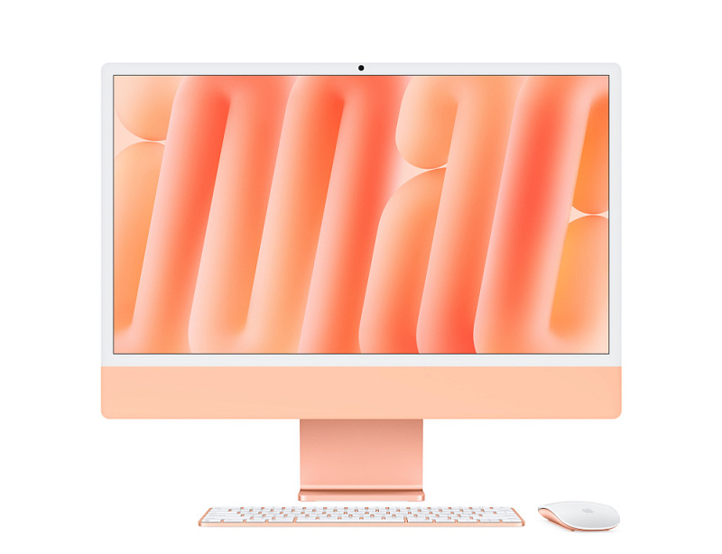 Apple iMac 24" Retina 4,5K, M4 10C / 10C, 16 ГБ, 1 ТБ, Оранжевый